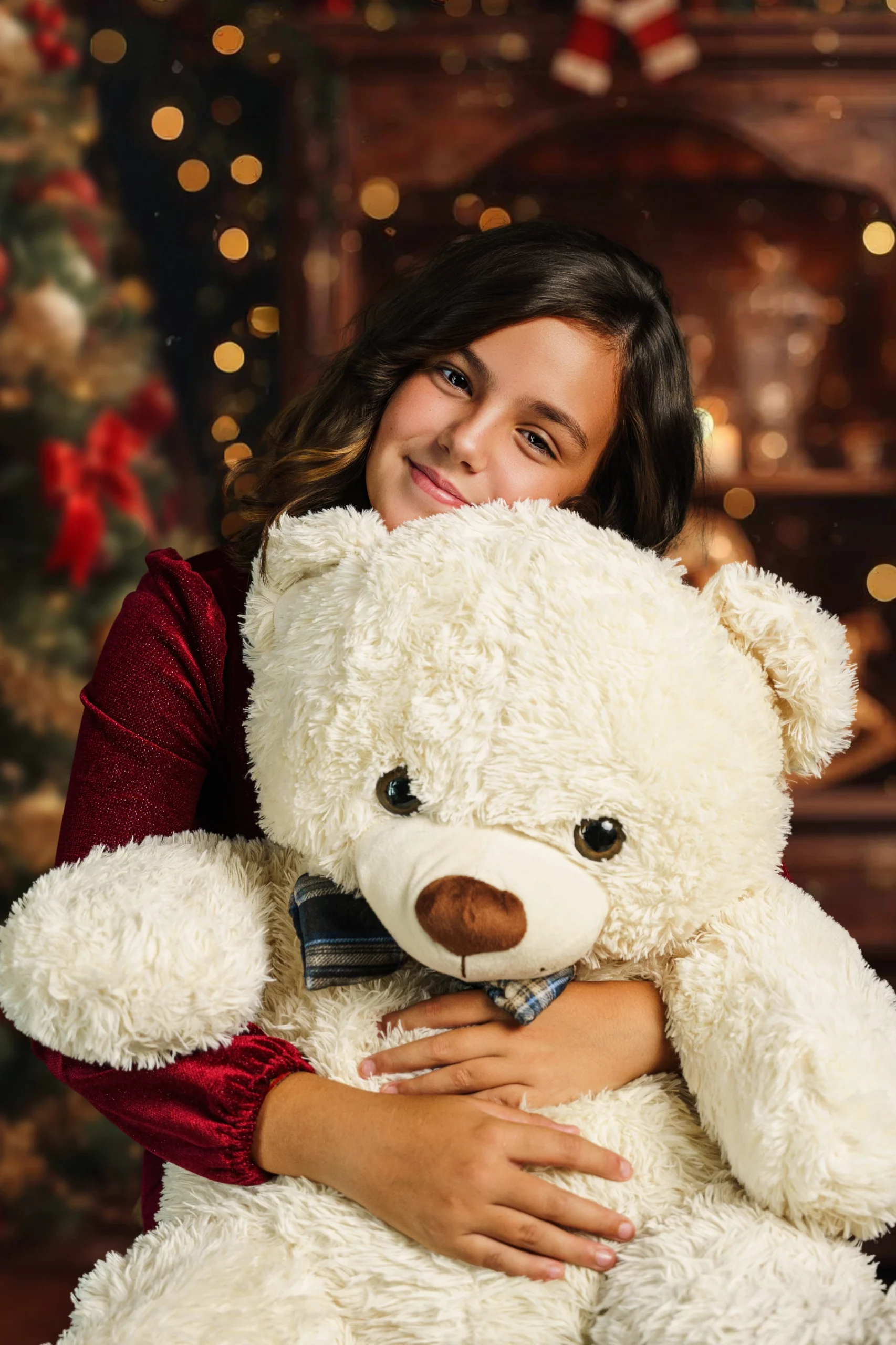 retrato navidad niños