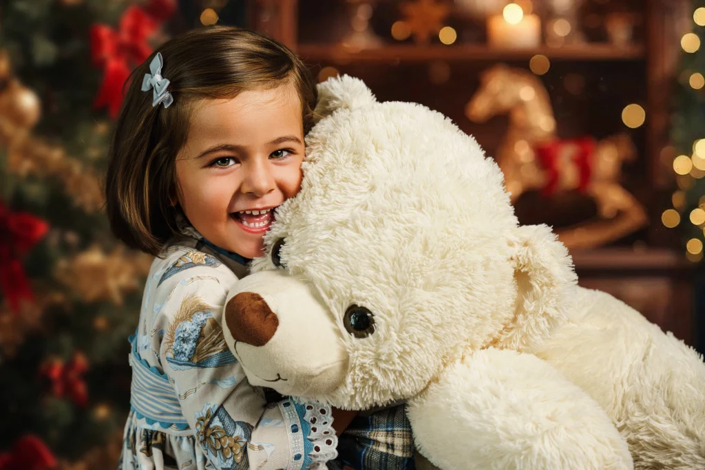 retrato navidad niños